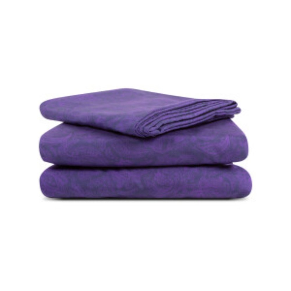Purple Paisley Sheet Set - King